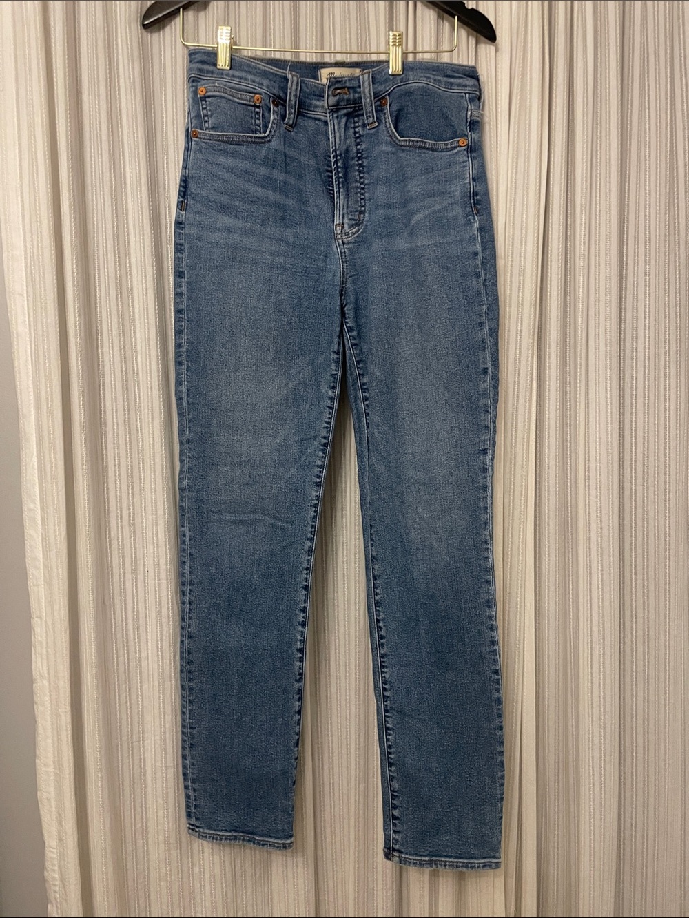 Madewell Straight Leg Jeans - Medium Blue 27T